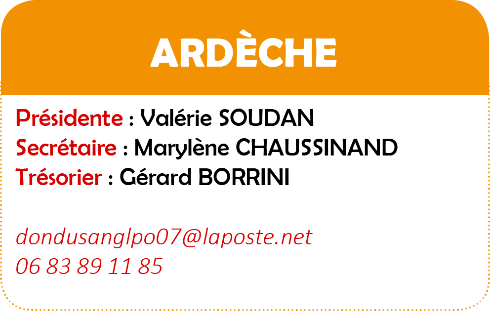 Ardeche infos modifiees