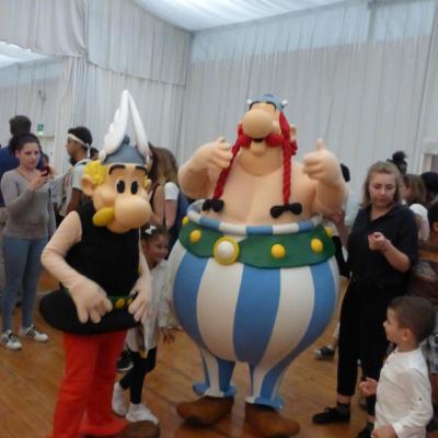 Asterix et obelix en personne 