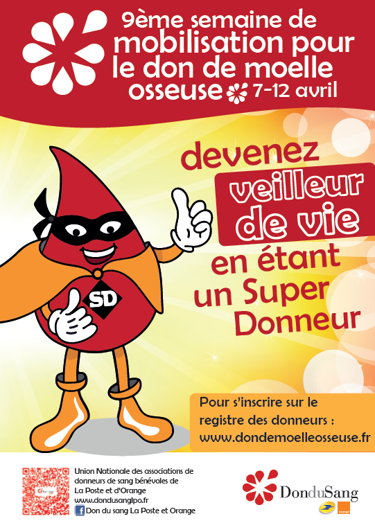 Affiche don de moelle osseuse 2014