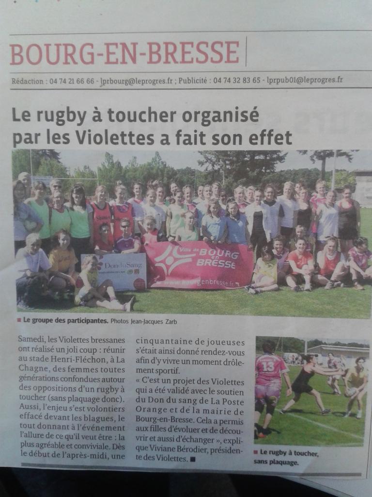 article violettes bressanes