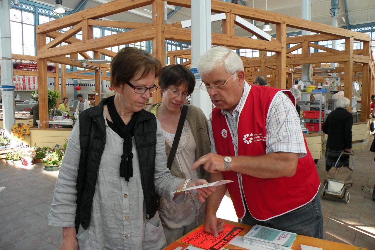 HAUTE MARNE (52) stand à CHAUMONT, 85 donneurs