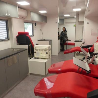 L'intérieur du nouveau camion