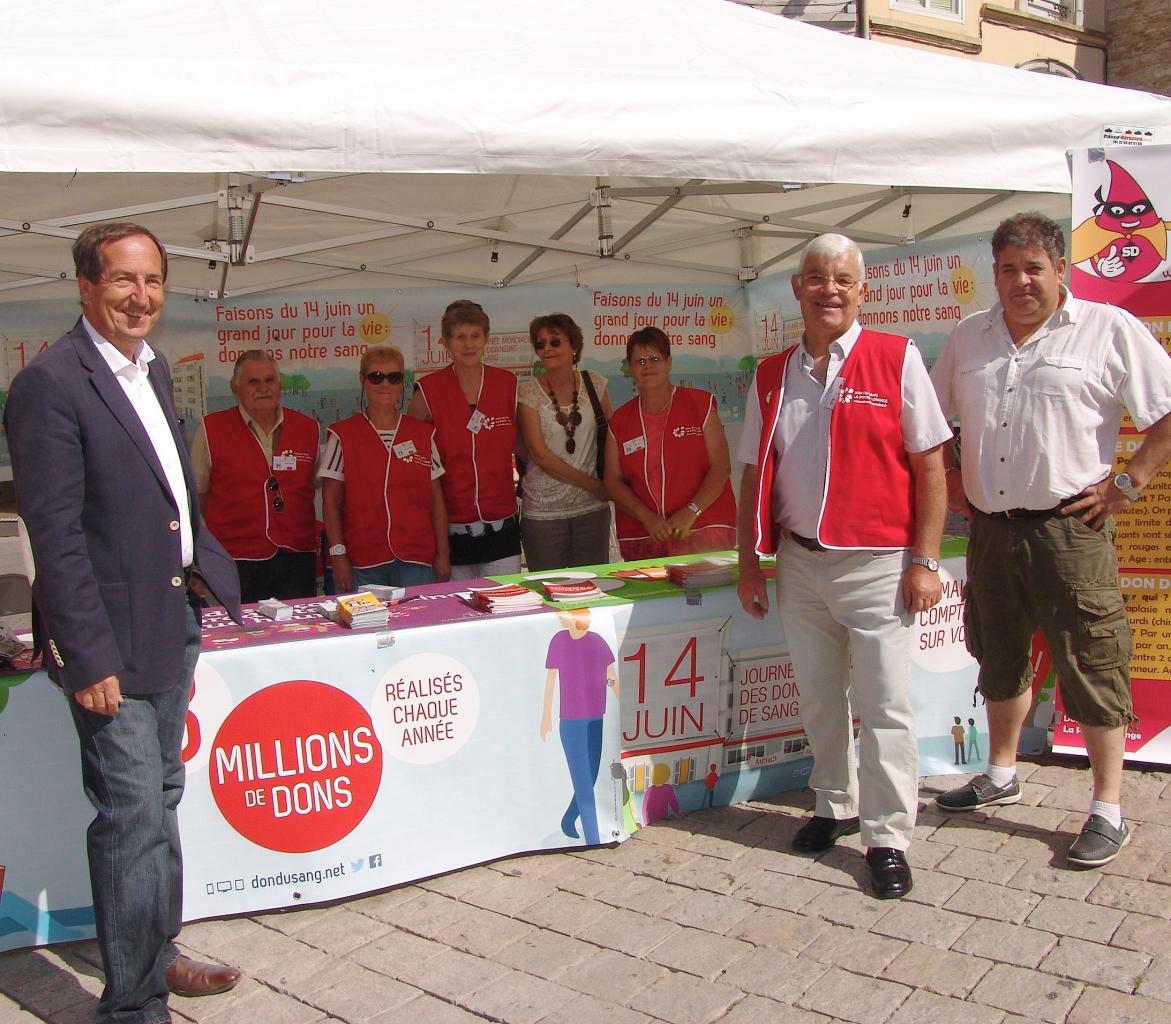 HAUTE MARNE (52) stand à CHAUMONT, 85 donneurs